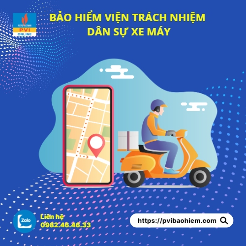 Bảo hiểm Bắt buộc TNDS Xe máy PVI (Ấn chỉ điện tử)